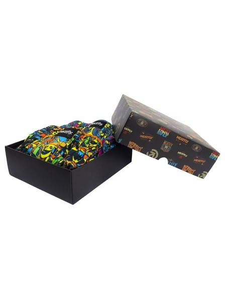Meatfly Meatfly Herren Boxershorts Agostino Partyboi/Cityboi Geschenkset | Mehrfarbig | Größe