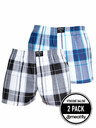 Meatfly Meatfly Herren Boxershorts Doug Schwarz / Blau | Schwarz | Größe
