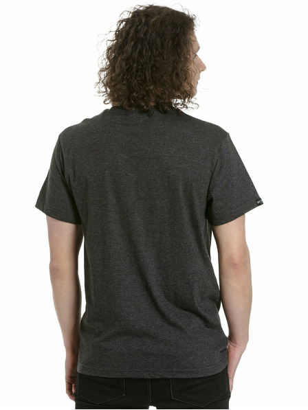 Meatfly Meatfly Herren T-Shirt MF Logo Charcoal Heather | Grau | Größe