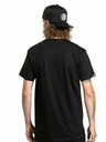 Meatfly Meatfly Herren T-Shirt Joe Schwarz/Weiß | Schwarz | Größe S | 100% Baumwolle