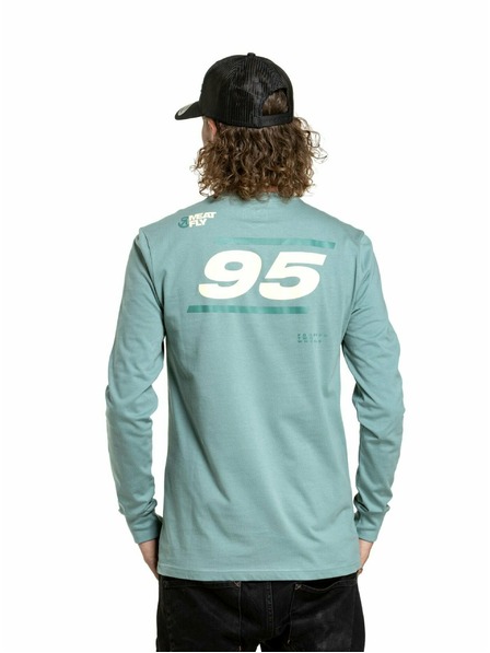 Meatfly Meatfly Herren Langarm-T-Shirt Appex Dusty Mint