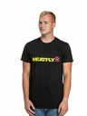 Meatfly Meatfly Herren T-Shirt Logex Lime/Schwarz | Gelb | Größe S | 100% Baumwolle