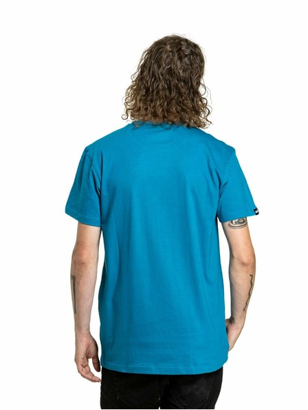 Meatfly Meatfly Herren T-Shirt Revital Funky Blue | Blau | Größe