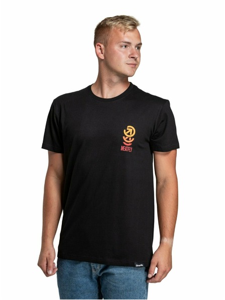 Meatfly Meatfly Herren T-Shirt Phase Black | Schwarz | Größe