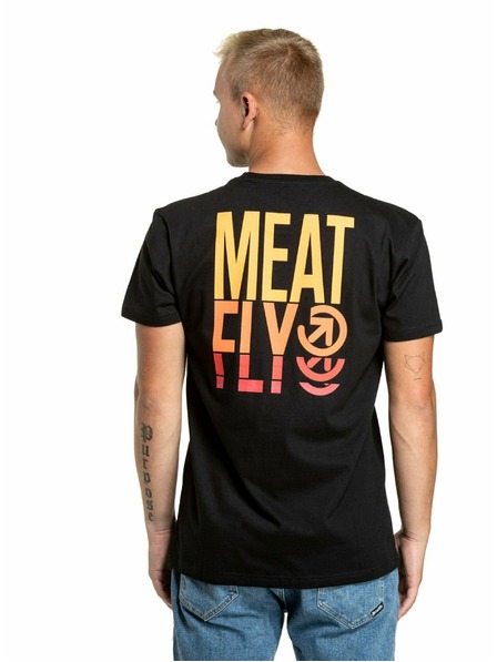 Meatfly Meatfly Herren T-Shirt Phase Black | Schwarz | Größe