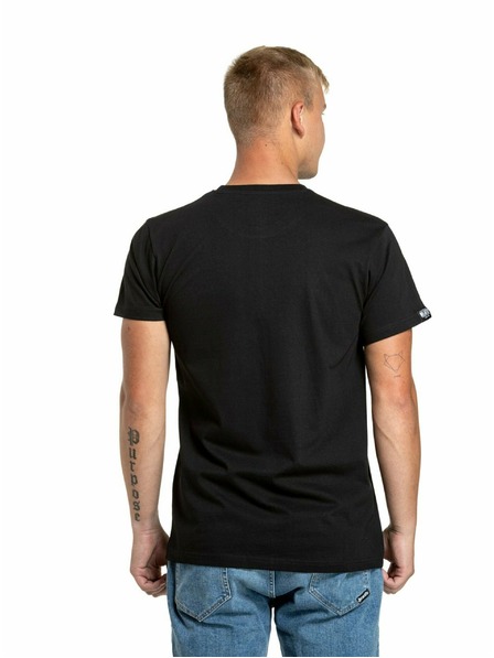 Meatfly Meatfly Herren T-Shirt Sign Schwarz | Schwarz | Größe