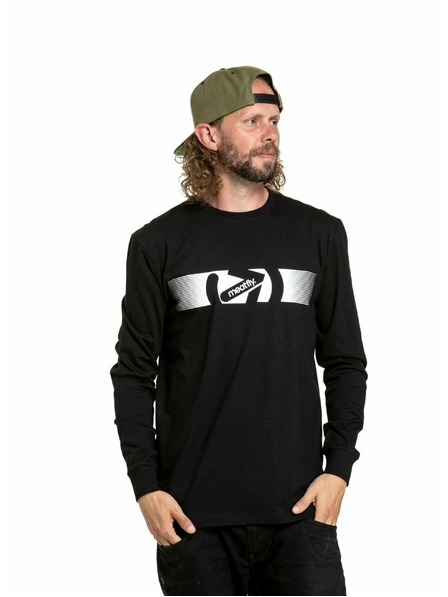 Meatfly Meatfly Herren Langarm-T-Shirt Judgement Weiß Arrow/Black | Weiß | Größe
