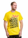Meatfly Meatfly Herren T-Shirt Big Shock Shattered Gelb | Gelb | Größe