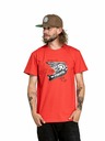 Meatfly Meatfly Herren T-Shirt Fullface Bright Red | Rot | Größe