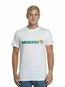 Meatfly Meatfly Herren T-Shirt Logex Weiß | Weiß | Größe S | 100% Baumwolle