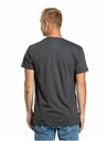 Meatfly Meatfly Herren T-Shirt Dais Charcoal Meliert | Grau | Größe