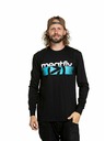 Meatfly Meatfly Herren Langarm-T-Shirt Judgement Blue Arrow/Black | Blau | Größe