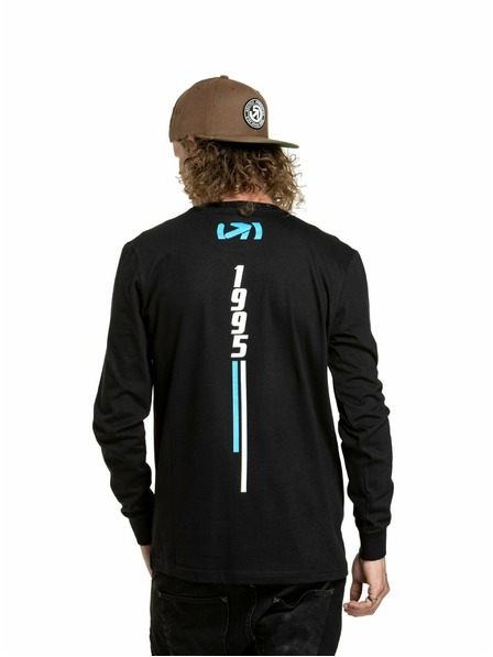 Meatfly Meatfly Herren Langarm-T-Shirt Judgement Blue Arrow/Black | Blau | Größe