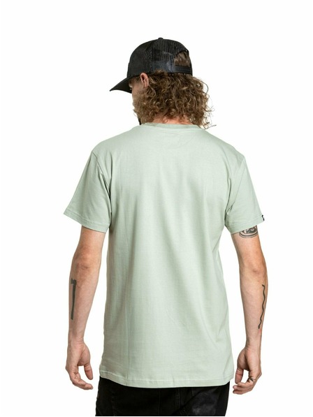 Meatfly Meatfly Herren T-Shirt Fullface Moosgrün | Grün | Größe