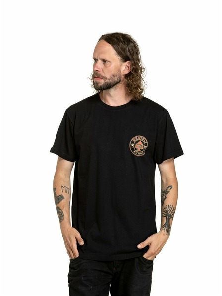 Meatfly Meatfly Herren T-Shirt Born To Ride Black | Schwarz | Größe