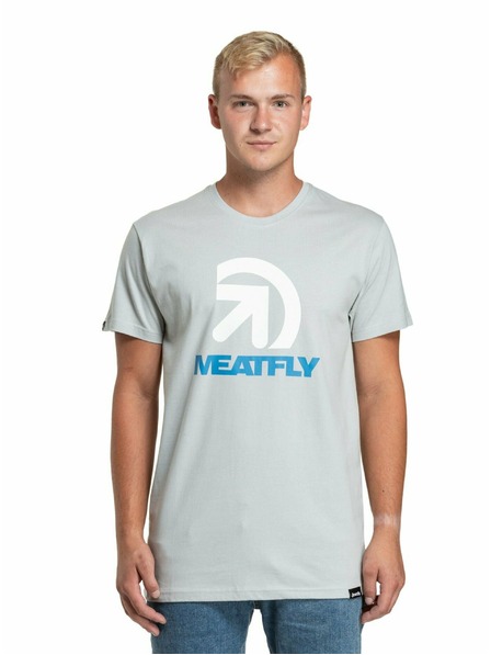 Meatfly Meatfly Herren T-Shirt Dais Stone | Braun | Größe