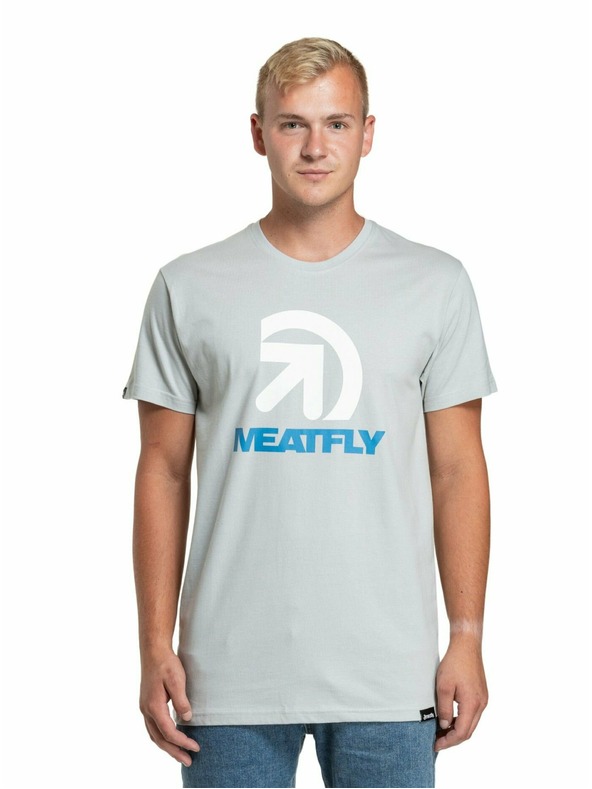 Meatfly Meatfly Herren T-Shirt Dais Stone | Braun | Größe
