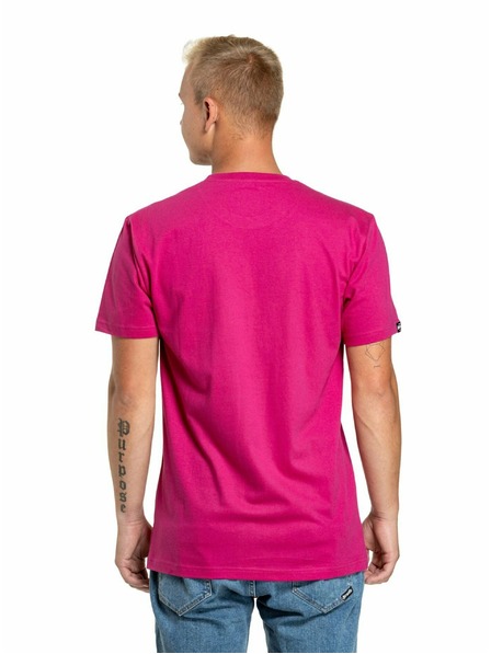 Meatfly Meatfly Herren T-Shirt Rele Magenta | Rosa | Größe