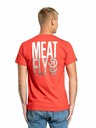 Meatfly Meatfly Herren T-Shirt Phase Bright Red | Rot | Größe