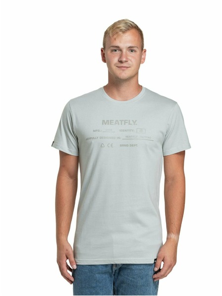 Meatfly Meatfly Herren T-Shirt Sign Stone | Braun | Größe