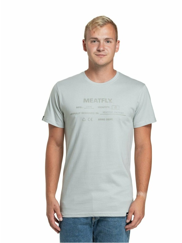 Meatfly Meatfly Herren T-Shirt Sign Stone | Braun | Größe