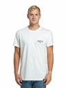 Meatfly Meatfly Herren T-Shirt Racing Spirit White | Weiß | Größe S | 100% Baumwolle