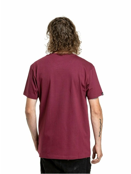 Meatfly Herren rotes T-Shirt