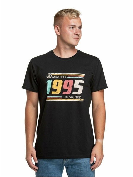 Meatfly Meatfly Herren T-Shirt 1995 Black