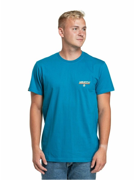 Meatfly Meatfly Herren T-Shirt Racing Spirit Funky Blue