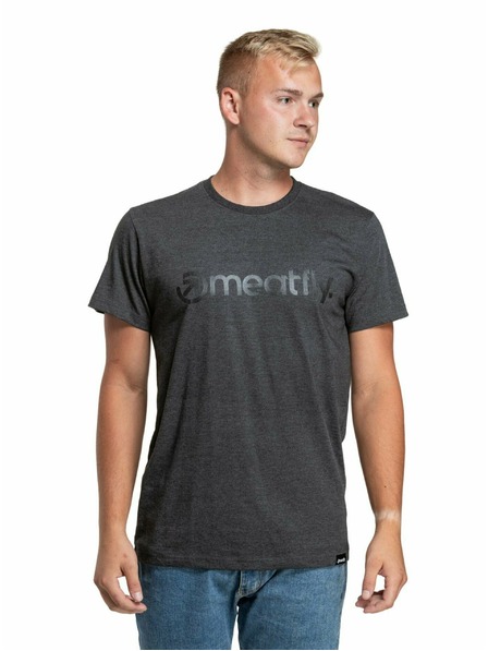 Meatfly Meatfly Herren T-Shirt Multipack MF Logo Charcoal Heather/Olive/Navy Heather | Grau