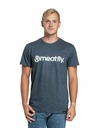 Meatfly Meatfly Herren T-Shirt Multipack MF Logo Charcoal Heather/Olive/Navy Heather | Grau