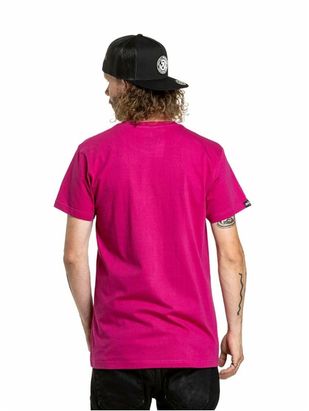 Meatfly Meatfly Herren T-Shirt Joe Magenta