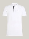 Tommy Jeans Herren weißes Poloshirt Tommy Jeans Pure Organic Slim Fit Polo YBR White