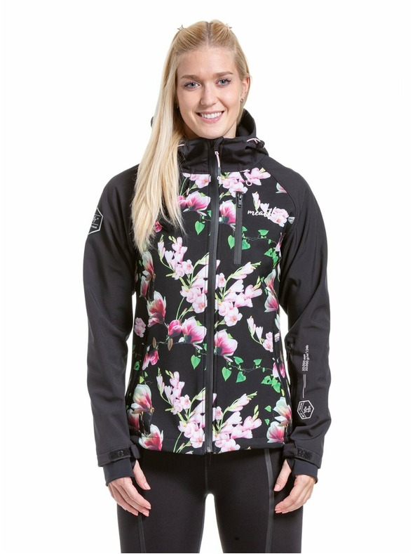 Meatfly Meatfly Damen Softshell Jacke Zaja Magnolia | Schwarz | Größe