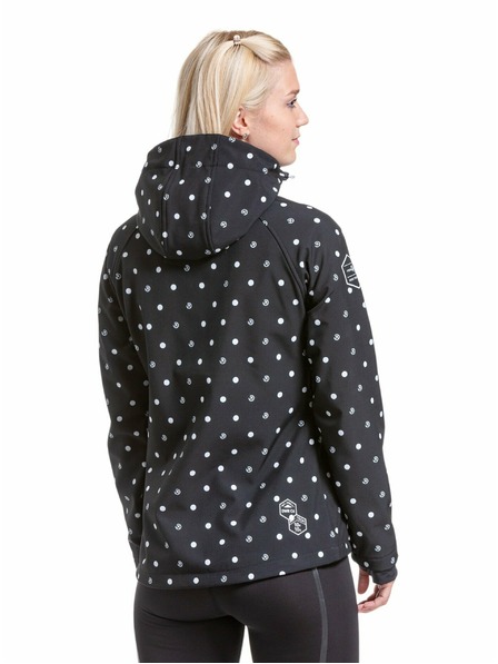 Meatfly Meatfly Damen Softshell Jacke Zaja Dots Black | Schwarz | Größe