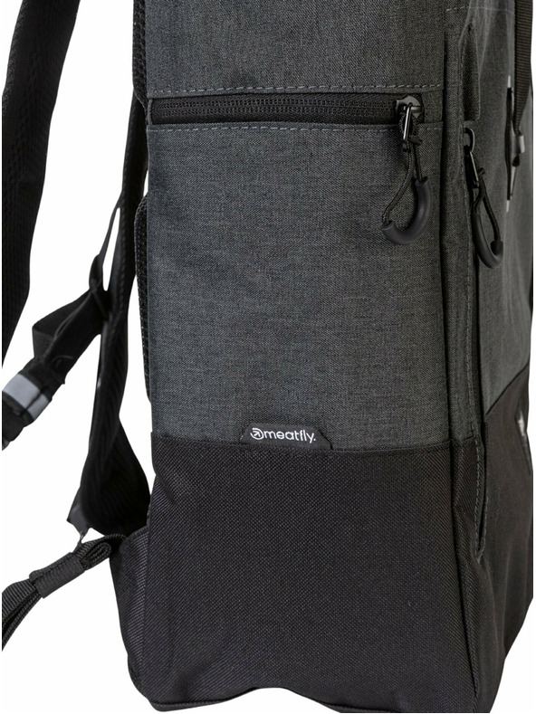 Meatfly Meatfly Rucksack Holler Charcoal 28 L | Grau | Volumen 28 L