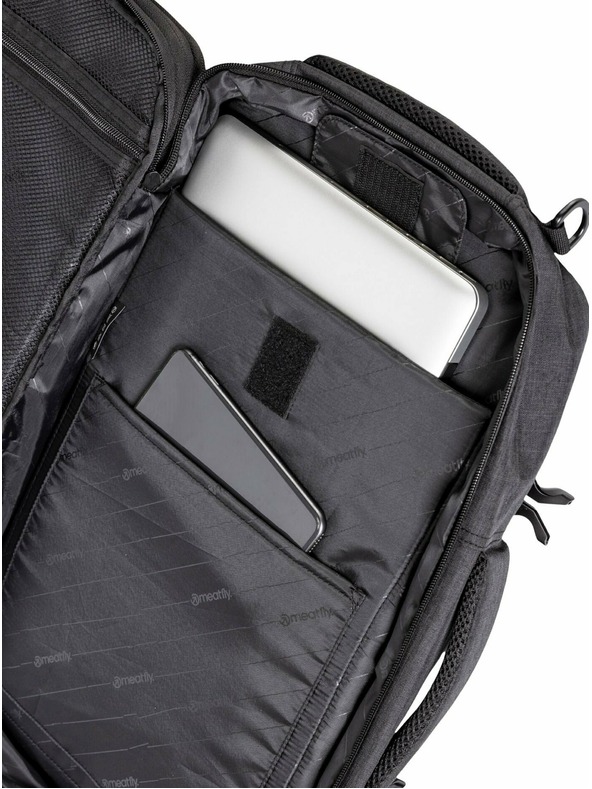 Meatfly Meatfly Rucksack Riley Charcoal Heather 28 L | Grau | Volumen 28 L