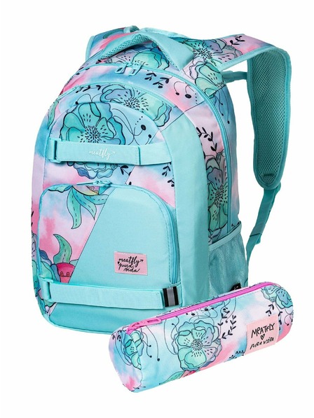 Meatfly Meatfly Rucksack Exile Mint Blumen 24 L