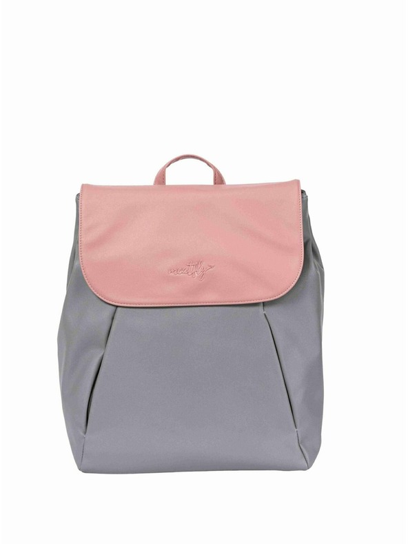 Meatfly Meatfly Rucksack Triumph Dusty Rose / Hellgrau | Grau | Volumen 16 L