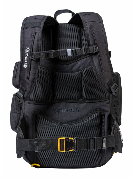 Meatfly Meatfly Rucksack Raiden Schwarz Big Shock/Michek 28 L
