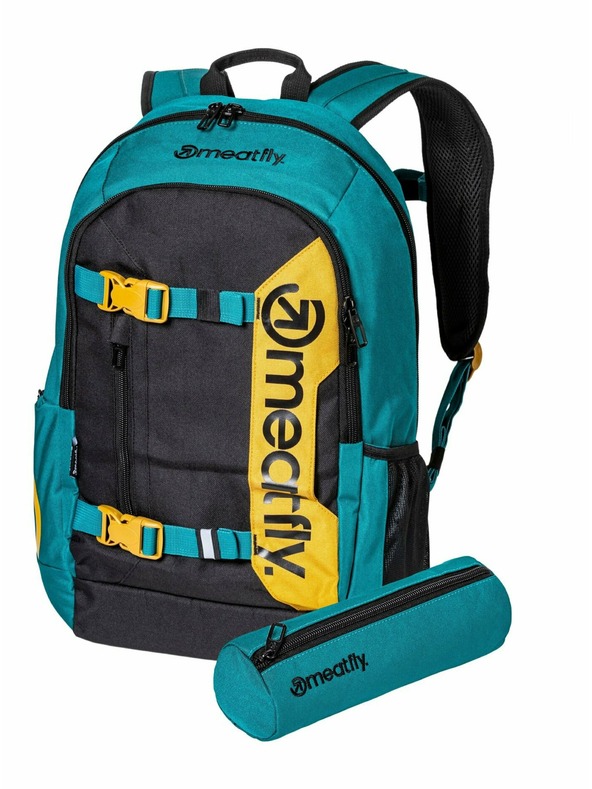 Meatfly Meatfly Rucksack Basejumper Dark Jade/Schwarz 22 L