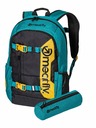 Meatfly Meatfly Rucksack Basejumper Dark Jade/Schwarz 22 L