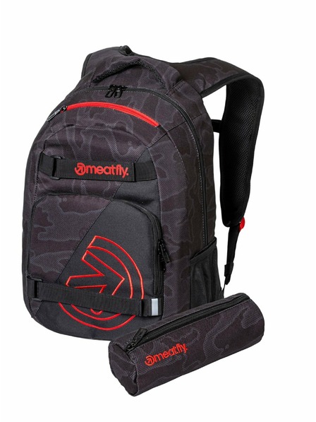 Meatfly Meatfly Rucksack Exile Morph Schwarz 24 L | Schwarz | Volumen 24 L