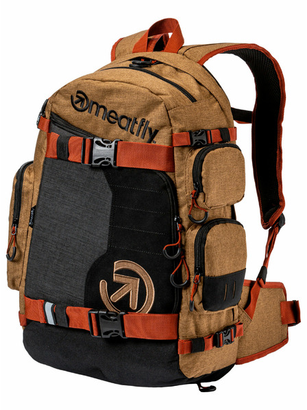 Meatfly Meatfly Rucksack Wanderer Latte Heather/Charcoal Heather 28 L | Braun | Volumen 28 L