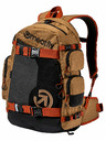 Meatfly Meatfly Rucksack Wanderer Latte Heather/Charcoal Heather 28 L | Braun | Volumen 28 L