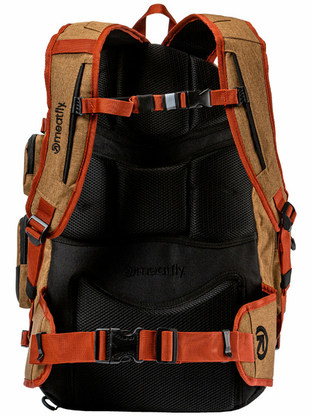 Meatfly Meatfly Rucksack Wanderer Latte Heather/Charcoal Heather 28 L | Braun | Volumen 28 L