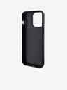 Karl Lagerfeld Karl Lagerfeld 3D Gummi Karl and Choupette Rückseite Hülle für iPhone 14 Pro Max Schwarz