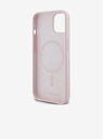 Karl Lagerfeld Rückseite Hülle für iPhone 14 Karl Lagerfeld Liquid Silicone Karl and Choupette Magsafe