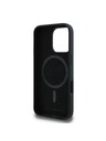 Karl Lagerfeld Karl Lagerfeld Liquid Silicone Karl Head MagSafe Rückseite Hülle für iPhone 16 Pro Schwarz