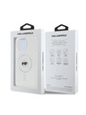Karl Lagerfeld Karl Lagerfeld IML Karl Head Metall Rahmen MagSafe Rückseite Hülle für iPhone 16 Pro Transparent